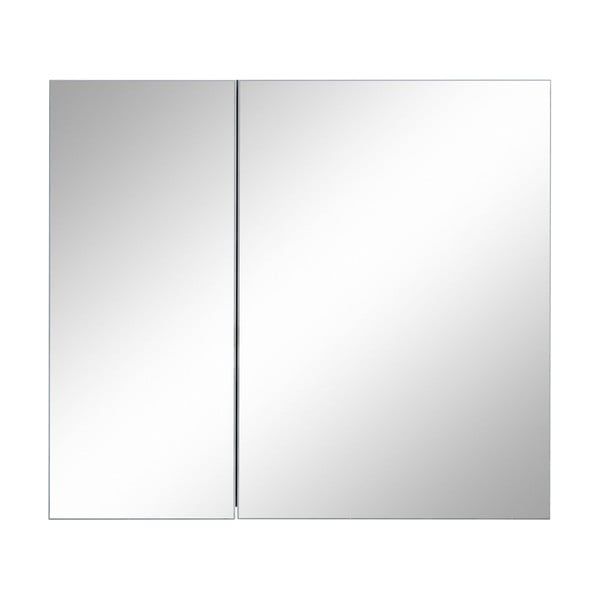 Balts sienas skapītis vannas istabai ar spoguli Støraa Wisla, 80 x 70 cm-image-1