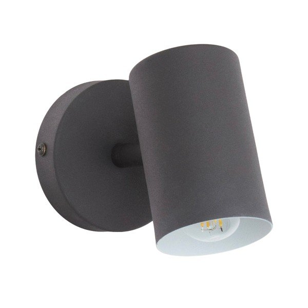 Melna metāla sienas lampa Manie – Kave Home