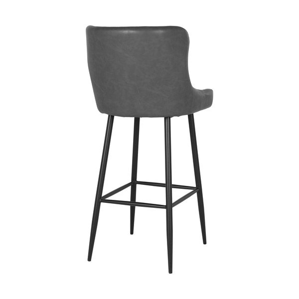 Tumši pelēks bāra krēsls 105 cm Dallas – House Nordic-image-3