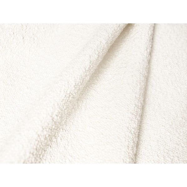 Bēšs kāju soliņš no buklē auduma Jodie – Micadoni Home-image-1