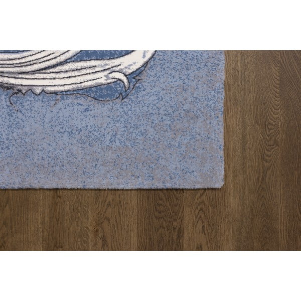 Zils vilnas paklājs 130x190 cm Mawson – Agnella-image-2