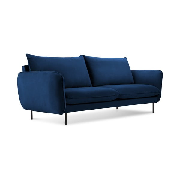 Zils samta dīvāns 160 cm Vienna – Cosmopolitan Design