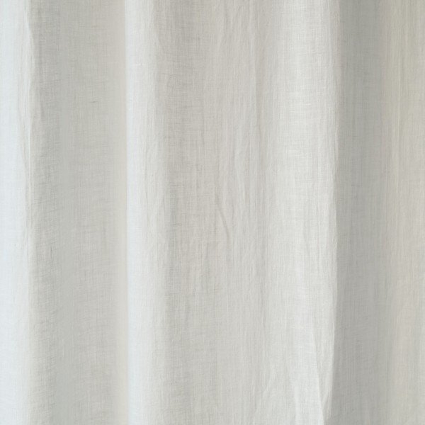 Balts viegls lina aizkars ar tuneli Linen Tales Daytime, 275 x 130 cm-image-2