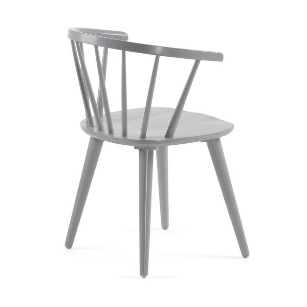 2 pelēku ēdamistabas krēslu komplekts La Forma Krise-image-3