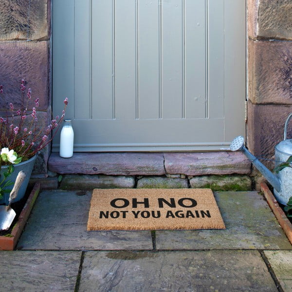 Kokosšķiedras kājslauķis 40x60 cm Not You Again – Artsy Doormats-image-4