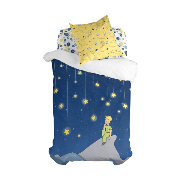Vienguļamā kokvilnas bērnu gultas veļa 140x200 cm La nuit – Mr. Fox