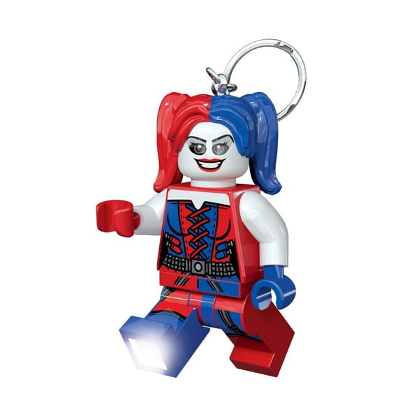 LEGO® DC Super Heroes Harley Quinn spīdoša atslēgu piekariņš