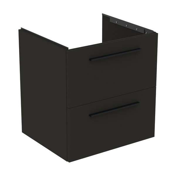 Antracīta pelēks piekarams skapītis zem izlietnes 60x63 cm i.Life B – Ideal Standard-image-2