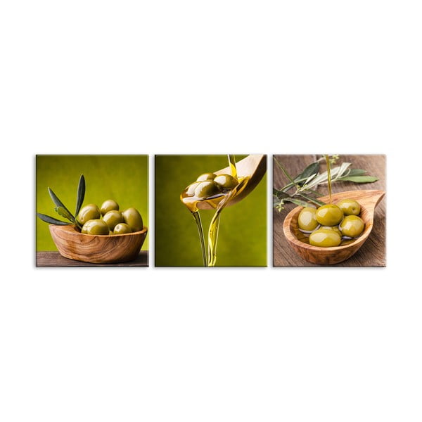 3 attēlu komplekts Styler Glasspik Set Olives