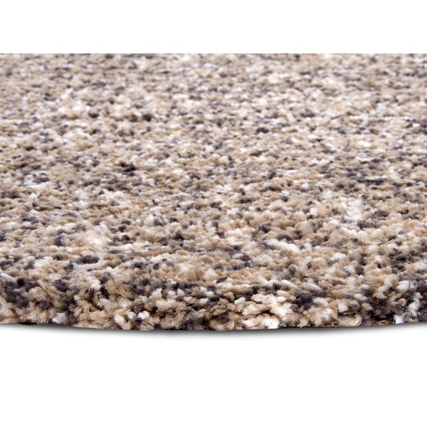 Bēšs apaļš paklājs ø 120 cm Shag – Hanse Home-image-3