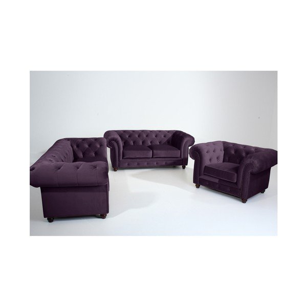 Violets krēsls Max Winzer Orleans Velvet-image-1