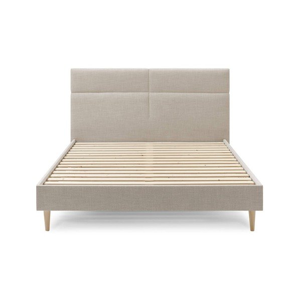 Bēša divguļamā gulta Bobochic Paris Elyna Light, 180 x 200 cm-image-2