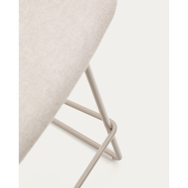 Bēšs bāra krēsls (sēdekļa augstums 76 cm) Zahara – Kave Home-image-2