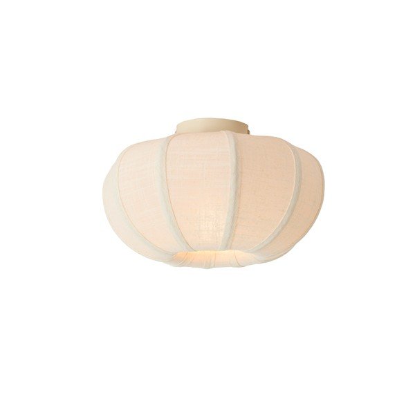 Krēmkrāsas griestu lampa ar auduma abažūru ø 30 cm Zosia – Light & Living-image-1