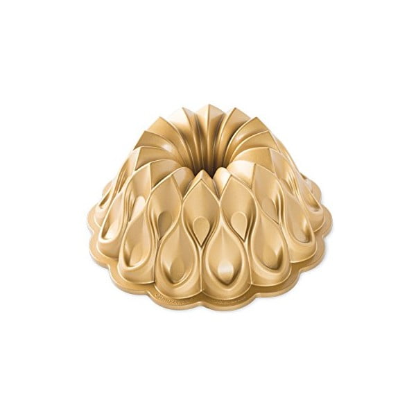 Kūku veidne zelta krāsā Nordic Ware Crown, ⌀ 25 cm