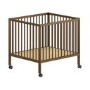 Brūna dižskābarža masīvkoka bērnu sētiņa 95x75 cm Dino – Vipack