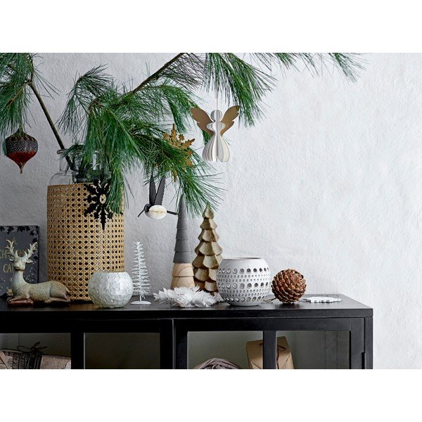 4 Ziemassvētku piekaramo rotājumu komplekts Bloomingville Ritchi-image-3