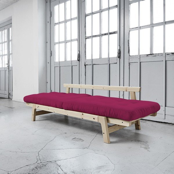 Dīvāns gulta Karup Step Natural/Pink-image-2