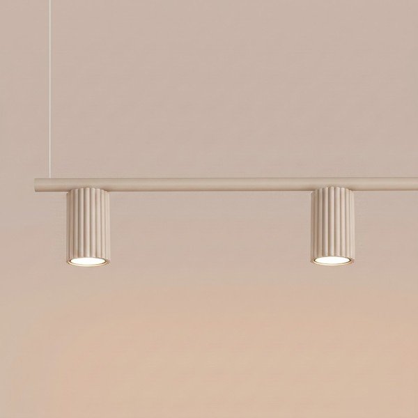 Pelēkbrūna alumīnija piekaramā lampa Gleam – Sollux-image-2