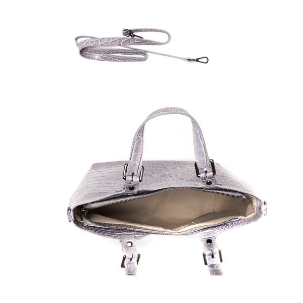 Ādas rokassoma Renata Corsi 635 Grigio-image-3