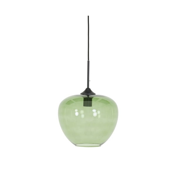 Zaļa griestu lampa ar stikla abažūru ø 30 cm Mayson – Light & Living