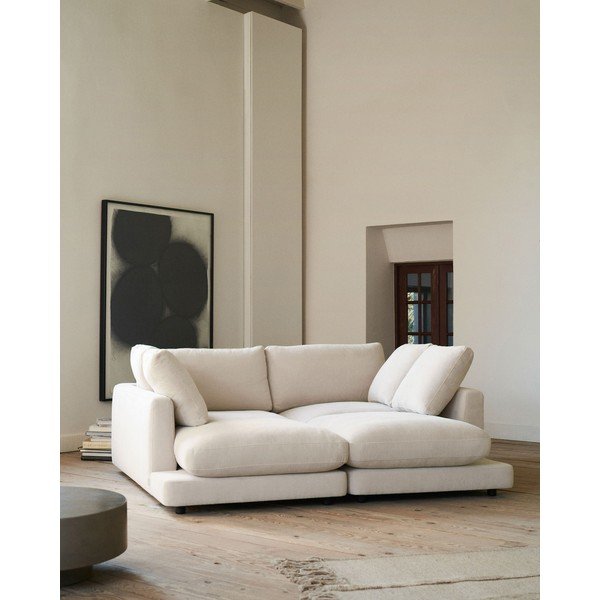 Krēmkrāsas dīvāns 210 cm Gala – Kave Home-image-2