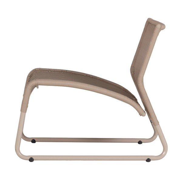 Bēšs mākslīgās rotangpalmas dārza atpūtas krēsls West – WOOOD-image-3