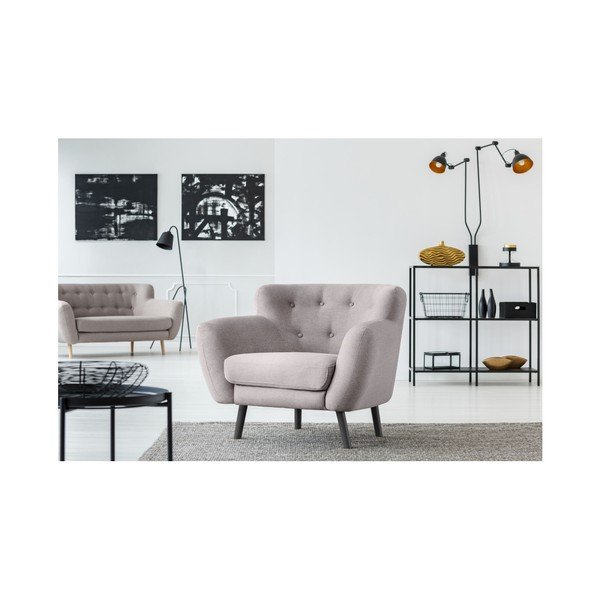 Bēšs atpūtas krēsls Cosmopolitan Design Hampstead-image-4