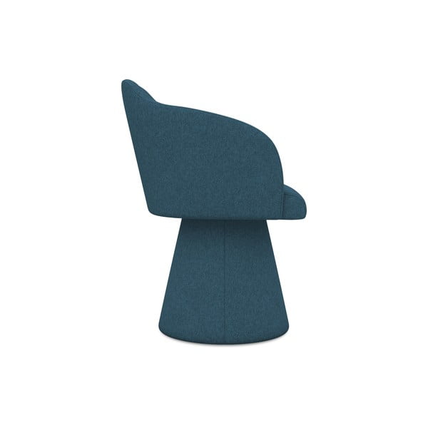 Zils polsterēts ēdamistabas krēsls Kanoa – Makamii-image-2