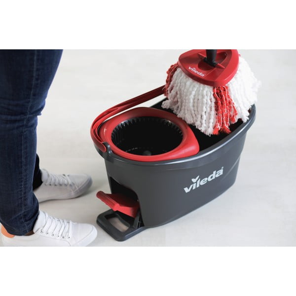 Grīdas mazgāšanas spaiņa un mopa komplekts Vileda Turbo-image-3