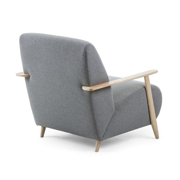 Pelēks atpūtas krēsls Meghan – Kave Home-image-4
