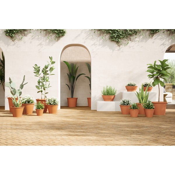 Terakotas puķu pods ø 39 cm Saramago Cilindro – Artevasi-image-2