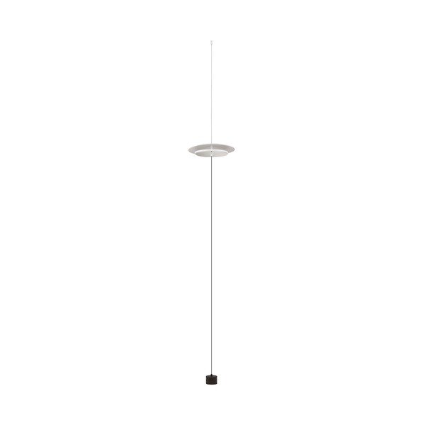 Matēti balta alumīnija LED stāvlampa ar regulējamu spilgtumu (augstums 370 cm) Olos – Nova Luce