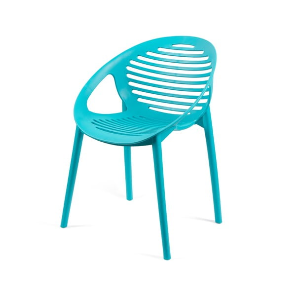 Tirkīzzils plastmasas dārza krēsls Joanna – Bonami Selection