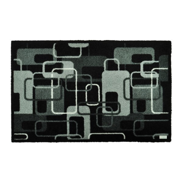 Pelēks un melns paklājs Zala Living Design Funky Grey Black Retro, 120 x 200 cm