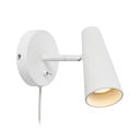 Balta sienas lampa Markslöjd Crest, augstums 17 cm