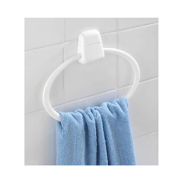 Balts sienas apaļš dvieļu turētājs Wenko Pure-image-1