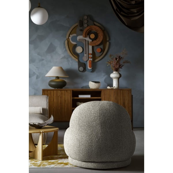 Pelēks/brūns atpūtas krēsls Ovo – Miuform-image-3