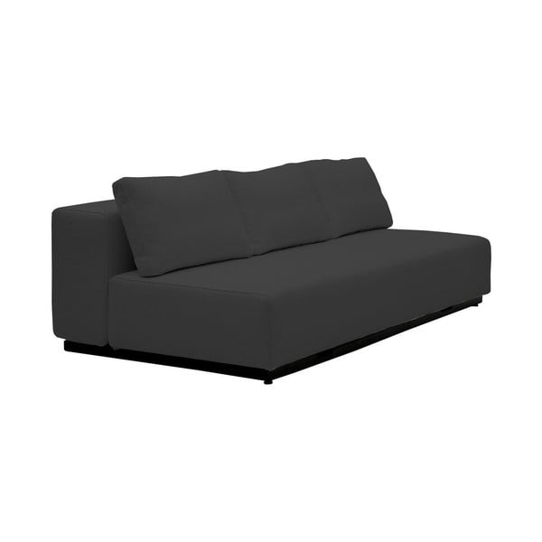 Melns izvelkamais dīvāns Softline Nevada, 200 cm