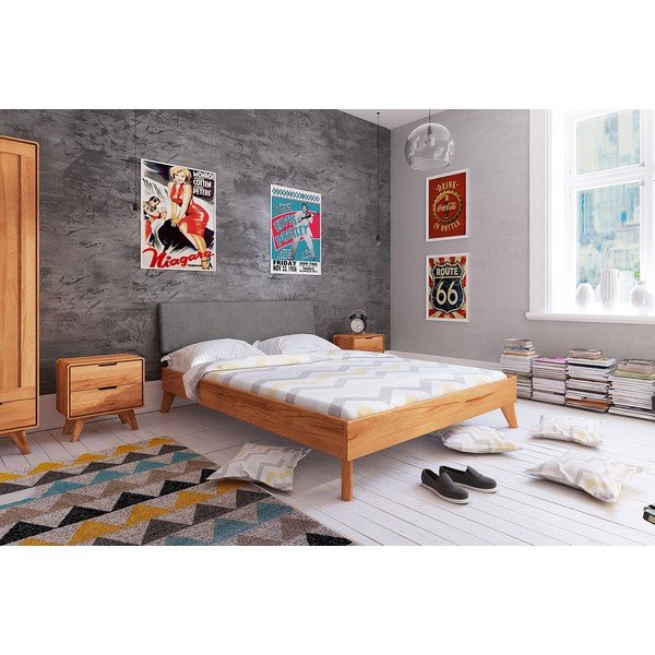 Divguļamā gulta no dižskābarža koka 160x200 cm Greg 3 – The Beds-image-1