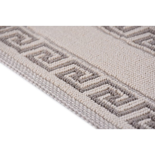 Krēmkrāsas kokvilnas kāpņu paklāji (16 gab.) 25x65 cm Versace Bej – Vitaus-image-4