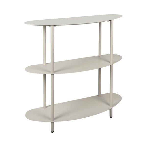 Pelēks metāla plaukts 90x82x28 cm Riqueza – Leitmotiv