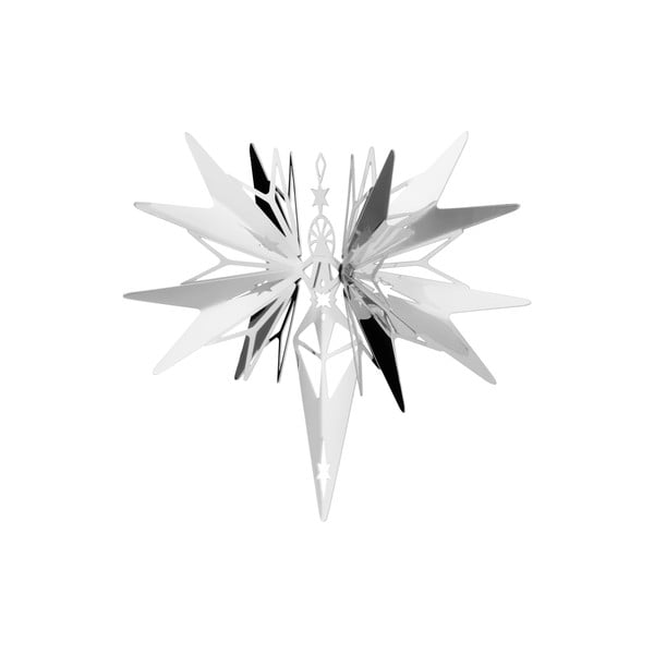 Piekaramais Ziemassvētku rotājums sudraba krāsā Kähler Design Christmas Angel-image-2