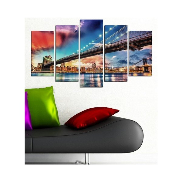 Daudzdaļīgs 3D mākslas darbs Massmino, 102 x 60 cm-image-1