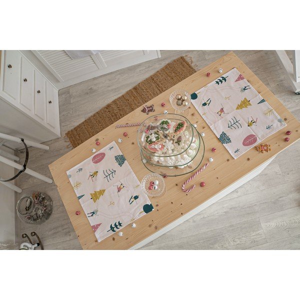 Ziemassvētku auduma paliktņi (2 gab.) 45x35 cm Skiing – Butter Kings-image-1