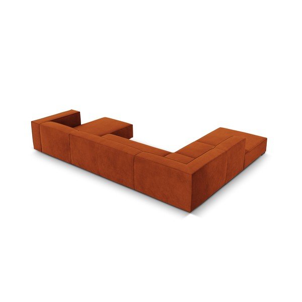 Oranžs stūra dīvāns (kreisais stūris) Madame – Windsor & Co Sofas-image-3