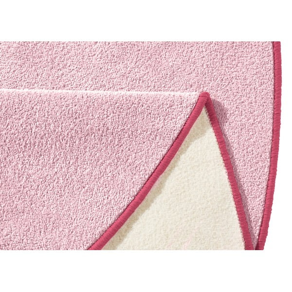 Gaiši rozā apaļš paklājs ø 133 cm Fancy – Hanse Home-image-3