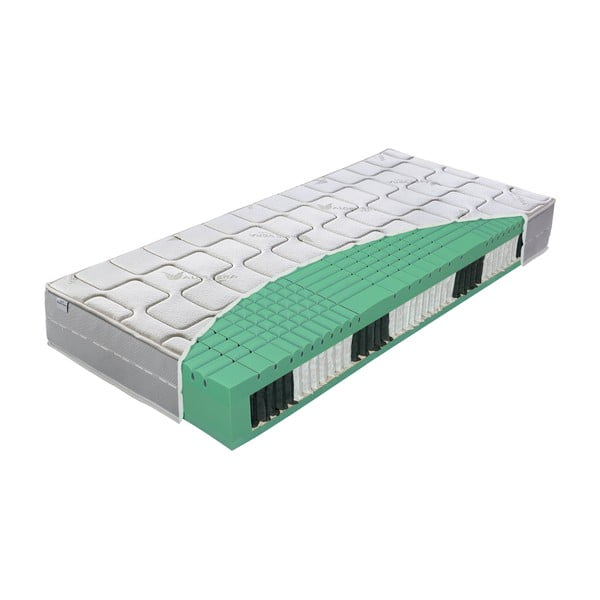 Divpusējs ciets matracis Materasso Aloe bio-ex 3/4, 80 x 200 cm-image-2