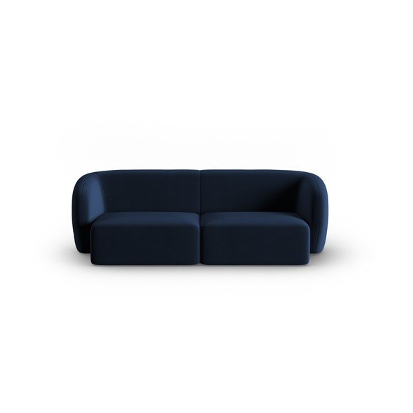 Zils samta dīvāns 188 cm Paolo – Milo Casa