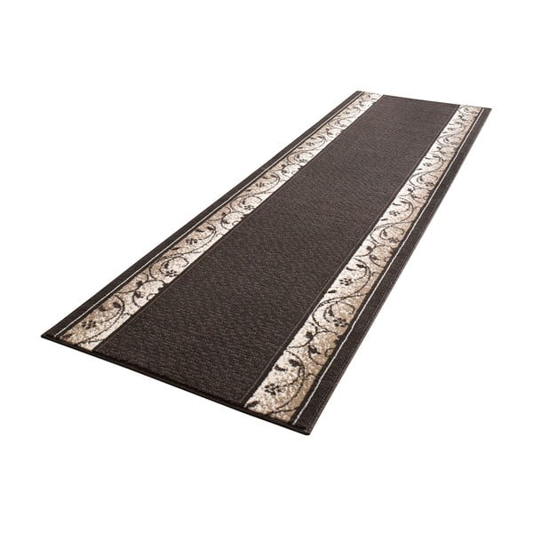 Paklājs Basic Elegance, 80x500 cm, tumši brūns-image-3